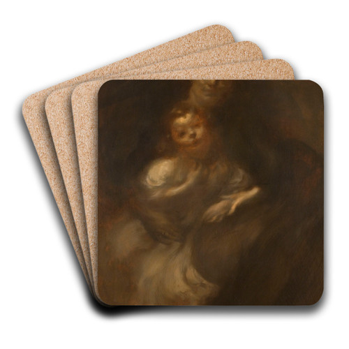 Maternit by Eugne Carriere Art Drink Coaster set