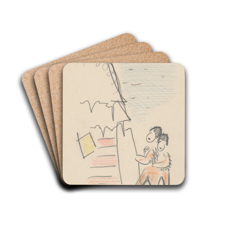 Vianoce by Mikul Galanda Drink Coasters - set of 4 Vianoce by Mikul Galanda Drink Coasters - set of 4