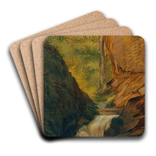 Waldbach by Johann Till the younger Art Drink Coaster set