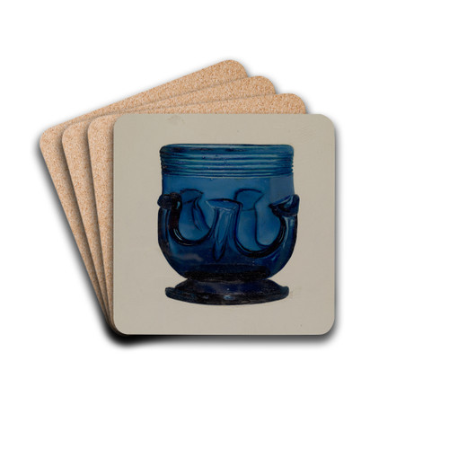 Glass by Vincent Burzy Drink Coasters - set of 4 Glass by Vincent Burzy Drink Coasters - set of 4
