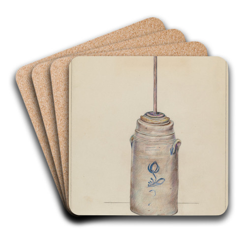 Churn by Mary Berner Art Drink Coaster set