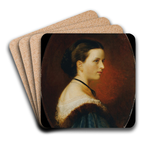 Bertha von Thoren by Otto von Thoren Art Drink Coaster set