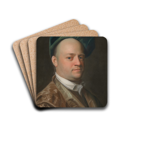 Ebenezer Storer II by John Singleton Copley Drink Coasters - set of 4