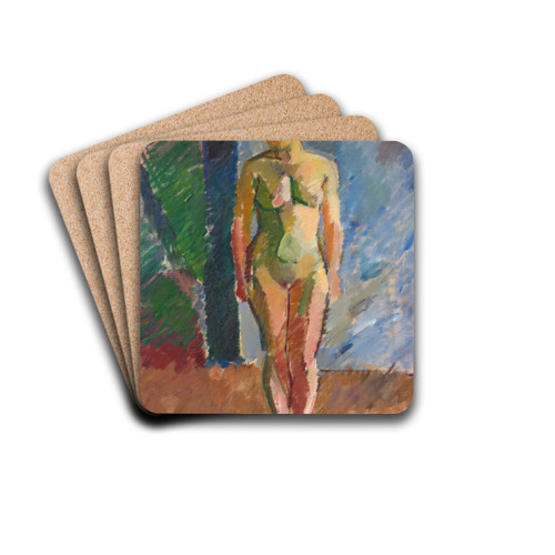 Standing Model by Karl Isakson Drink Coasters - set of 4