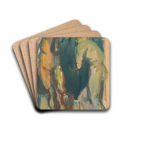 Twosome by Jn Novk Drink Coasters - set of 4 Twosome by Jn Novk Drink Coasters - set of 4