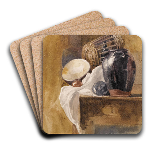 Still life by Peter De Wint Art Drink Coaster set