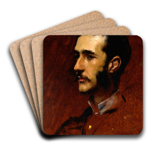 Ramon Subercaseaux by John Singer Sargent Art Drink Coaster set