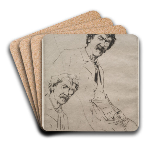 James MacNeill Whistler 3 by Mortimer Menpes Art Drink Coaster set James MacNeill Whistler 3 by Mortimer Menpes Art Drink Coaster set