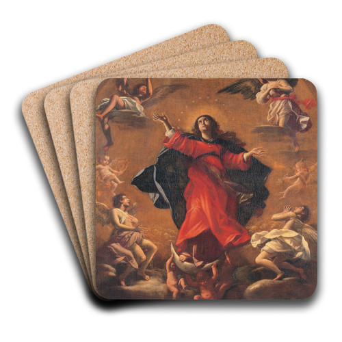 Madonna in Glory by Giovanni Baglione Art Drink Coaster set