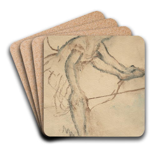 Danseuse assise by Edgar Degas Art Drink Coaster set