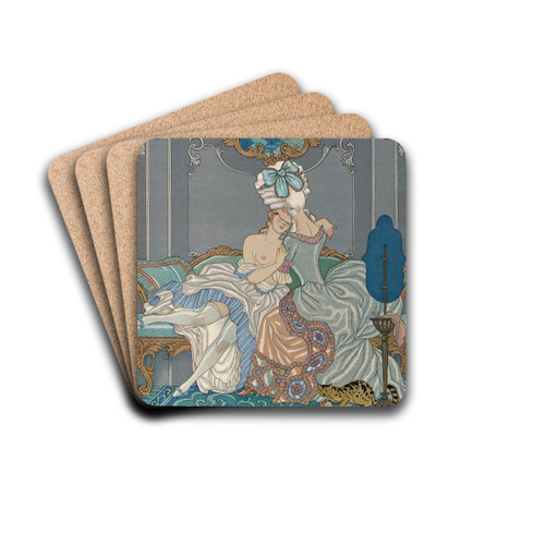 Liaisons dangereuses by George Barbier Drink Coasters - set of 4