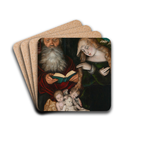 Geburt Christi by Hans Baldung Drink Coasters - set of 4
