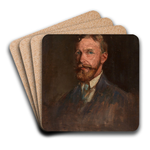 Doctor R. by Alice Pike Barney Art Drink Coaster set