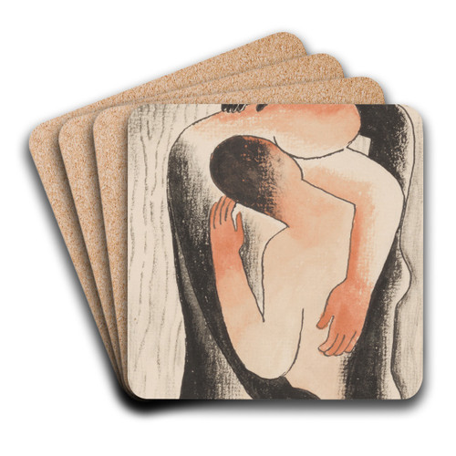 Embrace by Mikul Galanda Art Drink Coaster set Embrace by Mikul Galanda Art Drink Coaster set