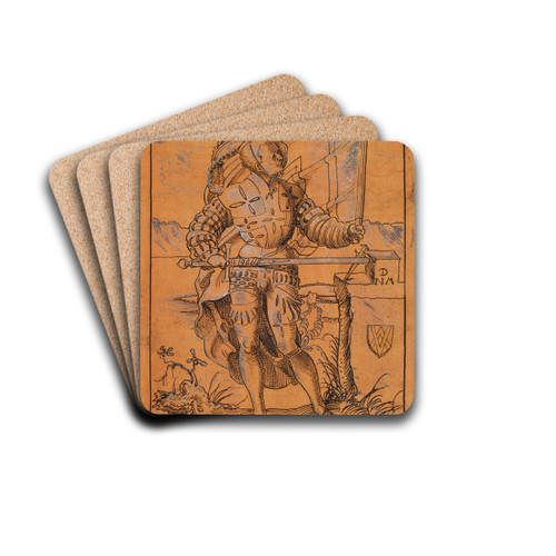 Bannertrger by Niklaus Manuel Drink Coasters - set of 4