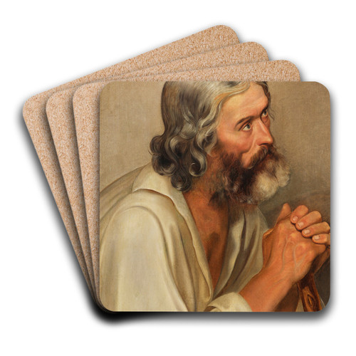 Berportrait by Adolf Gottlob Zimmermann Art Drink Coaster set Berportrait by Adolf Gottlob Zimmermann Art Drink Coaster set