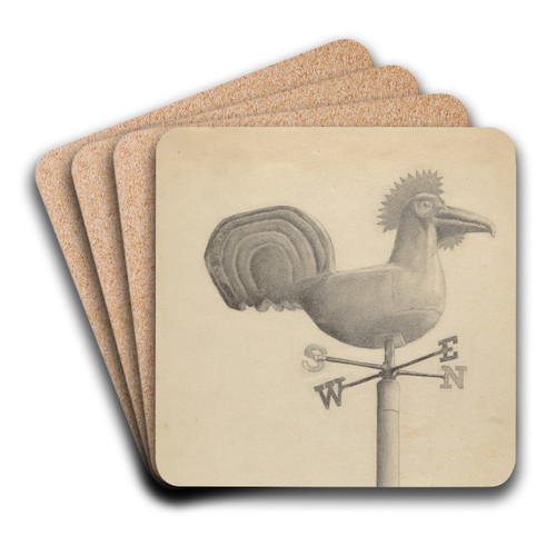 Weather Vane by Helen Hobart Art Drink Coaster set