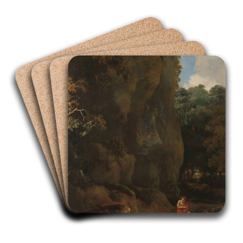 Men Bathing by Gerbrand van den Eeckhout Art Drink Coaster set