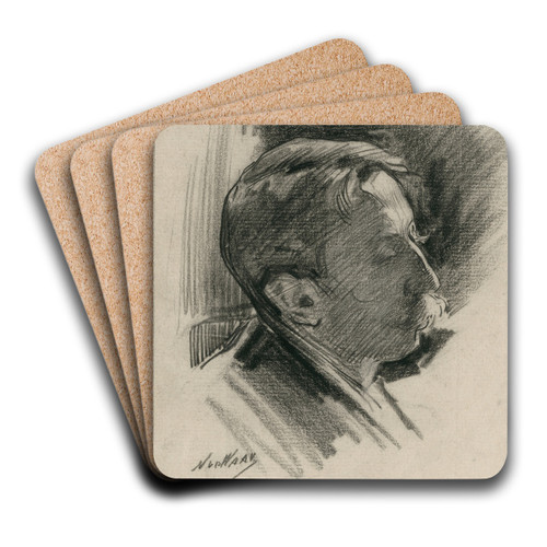 E.S. Wittkamp by Nicolaas van der Waay Art Drink Coaster set
