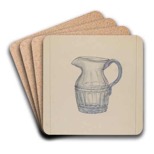 Cream Pitcher by Janet Riza Art Drink Coaster set Cream Pitcher by Janet Riza Art Drink Coaster set