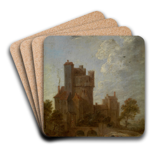 Morning by David Teniers The Younger Art Drink Coaster set