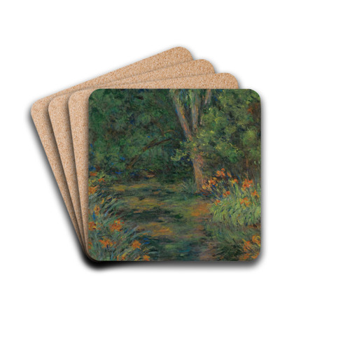 Fleurs Du Jardin by Blanche Hosched-Monet Drink Coasters - set of 4