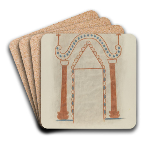 Wall Painting by George E. Rhone Art Drink Coaster set