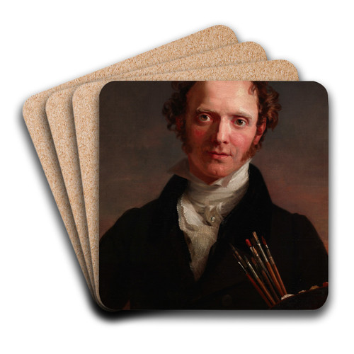 Portrait of the artist by George Dawe Art Drink Coaster set Portrait of the artist by George Dawe Art Drink Coaster set
