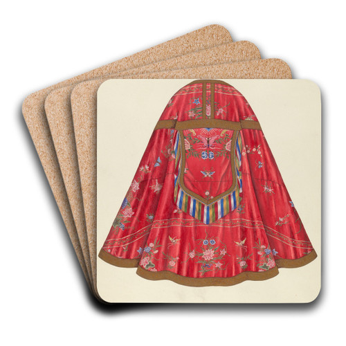 Ecclesiastical Vestment (back view) by Syrena Swanson Art Drink Coaster set