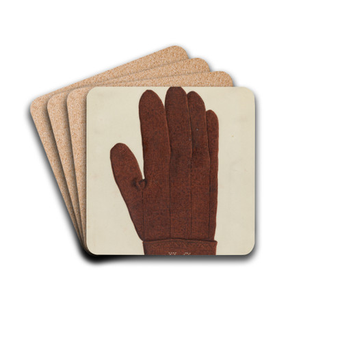 Shaker Glove by Elizabeth Moutal Drink Coasters - set of 4