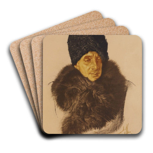 Georges-Marie Haardt by Alexandre Jacovleff Art Drink Coaster set
