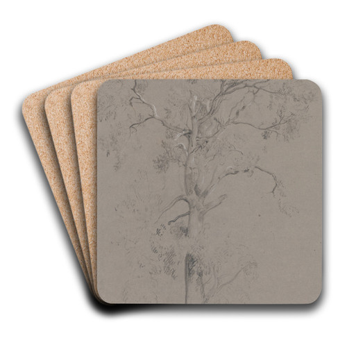 Ash Tree in Ashstead Park by Peter DeWint Art Drink Coaster set