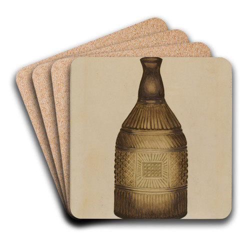 Decanter by Nicholas Amantea Art Drink Coaster set