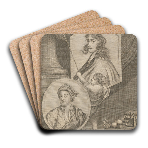 Boit. Baker. by Alexander Bannerman Art Drink Coaster set