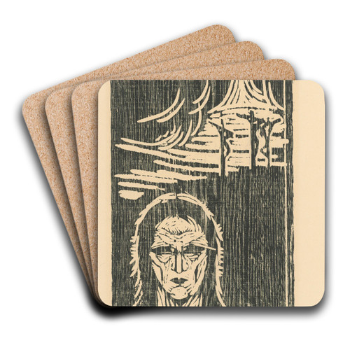 Calvary by Mikul Galanda Art Drink Coaster set Calvary by Mikul Galanda Art Drink Coaster set