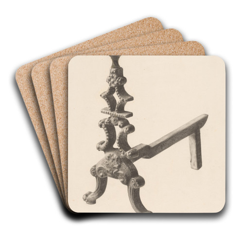 Andiron (one of pair) by Herman Bader Art Drink Coaster set