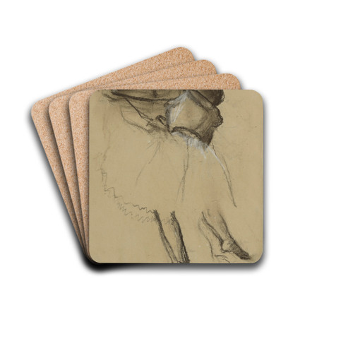 Danseuse vue de dos by Edgar Degas Drink Coasters - set of 4