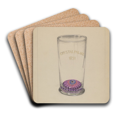 Tumbler by Gertrude Lemberg Art Drink Coaster set