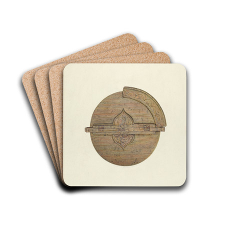 Baptismal Font by Gerald Transpota Drink Coasters - set of 4