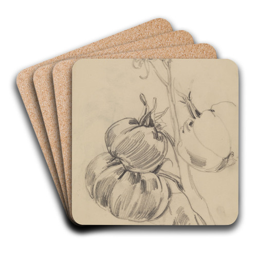 Frugter by Jens Adolf Jerichau Art Drink Coaster set