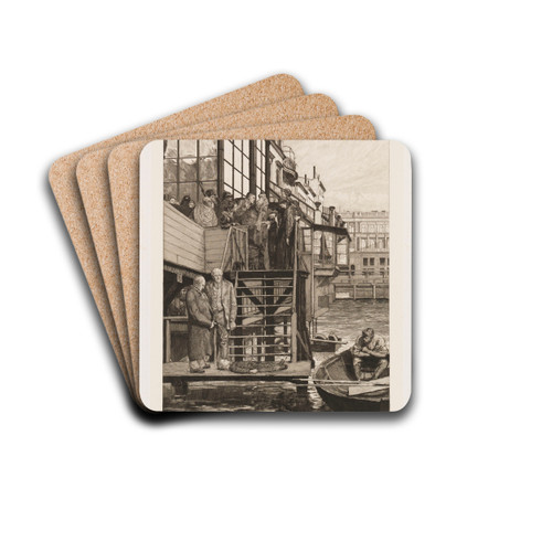 Dramen by Max Klinger Drink Coasters - set of 4