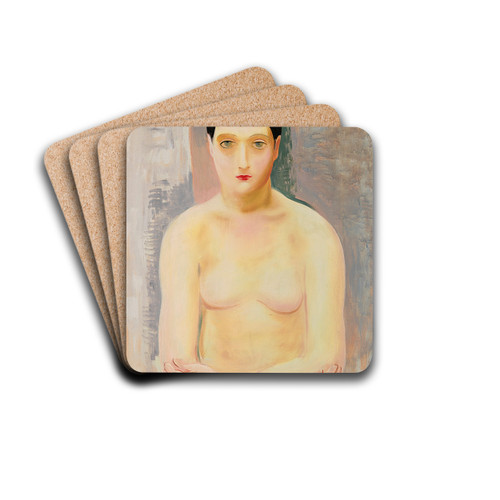 Nu by Mose Kisling Drink Coasters - set of 4