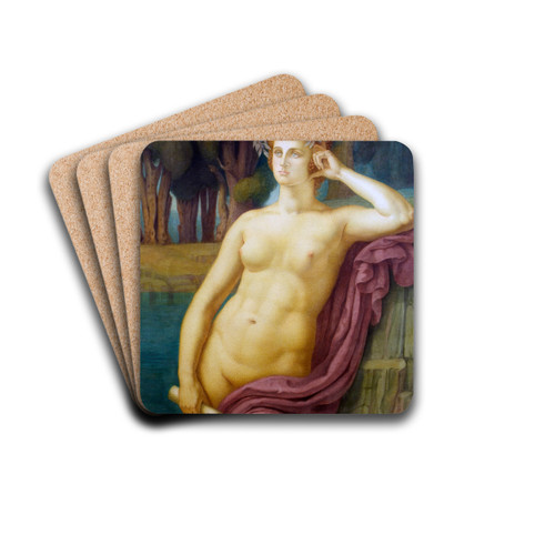 The Muse by Armand Point Drink Coasters - set of 4