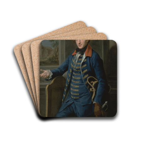 William Weddell by Pompeo Batoni Drink Coasters - set of 4