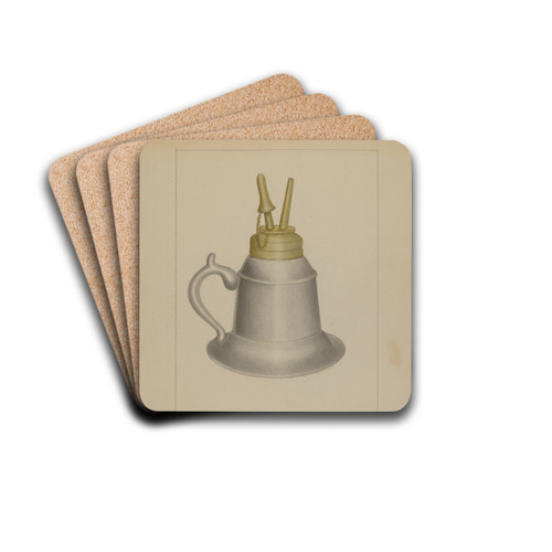 Lamp by Burton Ewing Drink Coasters - set of 4