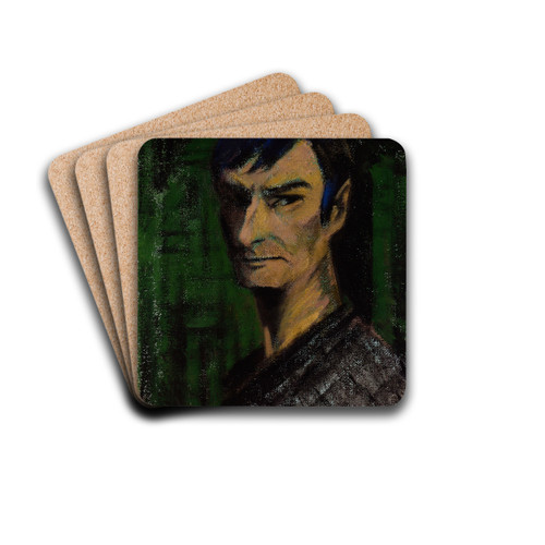 Self-Portrait by Otto Mueller Drink Coasters - set of 4