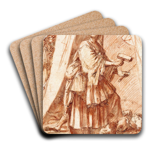 Jael and Sisera by Giovanni Baglione Art Drink Coaster set