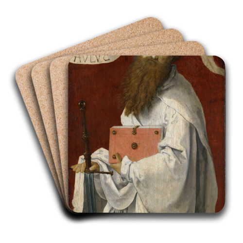 SaintPaul by Lucas Van Leyden Art Drink Coaster set