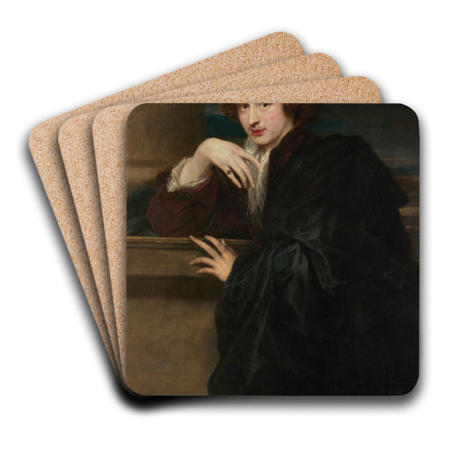 Self-Portrait ca. by Anthony van Dyck Art Drink Coaster set