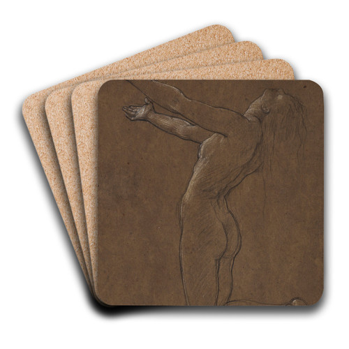 Study For Clytie by Frederic Leighton Art Drink Coaster set